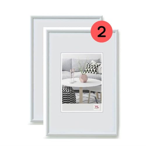 walther design cornice bianca 20 x 30 cm confezione doppia, Galeria cornice in plastica KW030HD