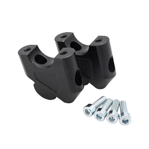 Elevadores de Manillar para Rutas Largas en Moto R1250GS y S1000XR Negro