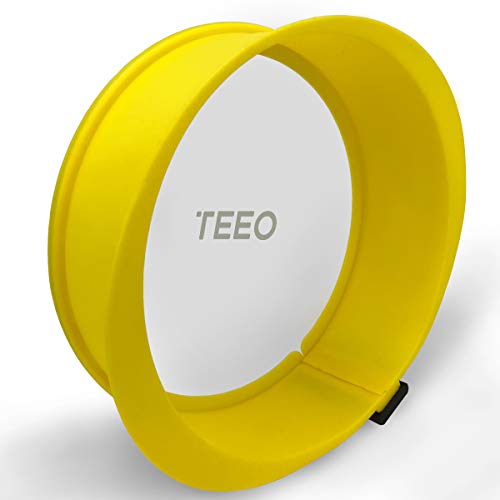 Teeo 2-Pack - Springform Pans - Cheesecake Water Bath Pan - Cake Pans 9 Inch Round - Spring Forms For Baking - Non-Stick Removable Tempered Glass Bottom, Leak-Proof Non-Toxic - 9” Yellow & 9” Red #TOP2