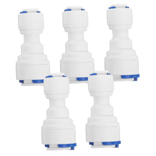 Veemoon 5pezzi Connettore Di Ricambio Per Tubo Dell'acqua Da Adattatore Di Collegamento Rapido Per Purificatori D'acqua