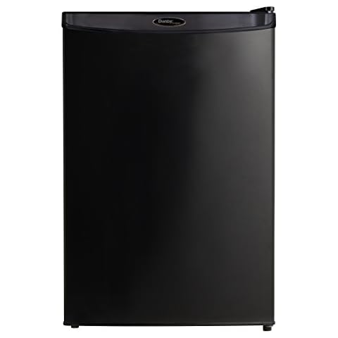 Danby Designer DAR044A4BDD-6 4.4 Cu.Ft. Mini Fridge, Compact Refrigerator for Bedroom, Living Room, Bar, Dorm, Kitchen, Office, E-Star in Black Cover