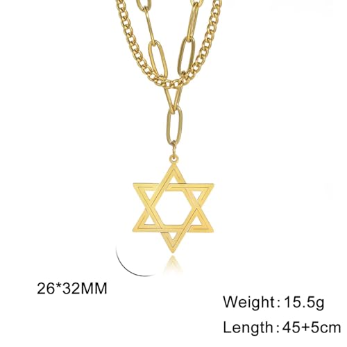 Collier Pendentif Chaîne Hommes Femmes Bijoux Double Couche Multi-Usage - 3