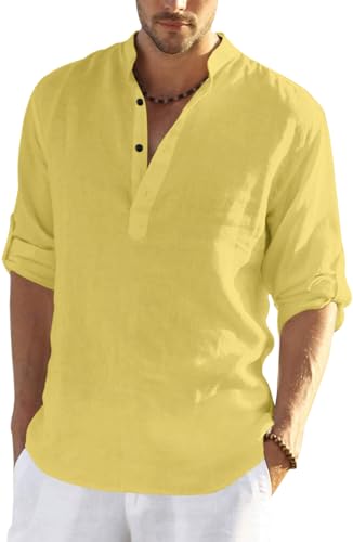 Image of Combo of Men's Regular Fit Cotton Blend Casual Kurta (Pack of 3)