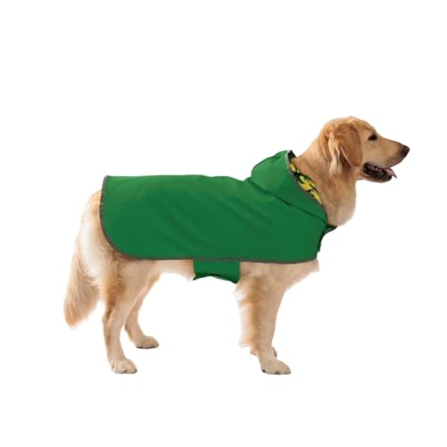 Imperméable jaune pour chiot taille S avec harnais bidirectionnel double couche - 4