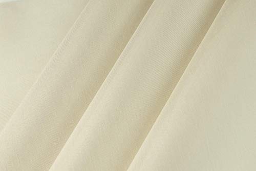 Mayfield 4 Piece Sheet Set - 100% Cotton True 300 Thread Count Sheets For 3/4 Full 48X75X14 Mattress - Three Quarter Bed Sheets - Antique Bed - Bone Off White Ivory - Made In Usa Hotel Sheet Set #TOP6