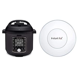 Instant Pot Pro 10-in-1 Pressure Cooker, Slow Cooker, Rice/Grain Cooker, Steamer, Sauté, Sous Vide, Yogurt Maker, Sterilizer, and Warmer, 8 Quart & Silicone Lid, 8 quart, White
