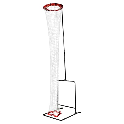 Volleyball Setter Trainer, Volleyball Target Net Adjustable Height and Angle Volleyball Training Equipment for Setting Serving and Spiking, 10.83ft Tall