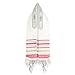 JSGHGDF Breathable Messianic Scarf Tallit Fringe For Ceremonies And Cultural Event Polyester Shawl