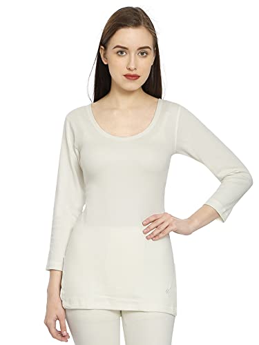 Image of ONN Women's Cotton 3 /4th Sleeve UNeck Thermal Top /Bottom Set