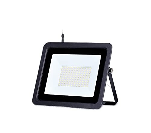 BINGNU Focos LED, DIRIGIÓ Luz de inundación 1 0W 20W 30W 50W 100W IP68 Reflector lámpara Pared Exterior luz la Calle al Aire Libre Impermeable para Garaje y jardín(Warm White,Black_30W)