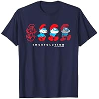 Evolución De Papa Pitufo Pitufos Metaverso Película Pitufos