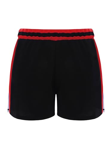 Kids Boys Girls Tear Away Basketball Shorts Loose Fit Side Button Athletic Running Gym Shorts2