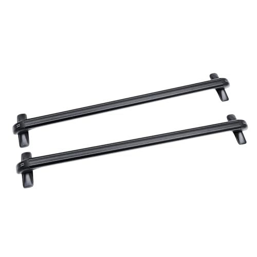 Barres de toit voiture universelles 100 cm aluminium noir avec serrure antivol pour porte-bagages