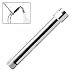 The Original Solid Metal Shower Arm Extension, Shower Head Extender, Shower Extension Arm, Lowers Existing Shower Head/Handheld Shower Unit, Chrome, Made Exclusively from High Sierra Showerheads