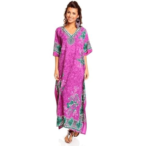 New Plus Size Tribal Print Kaftan Tunic Cover