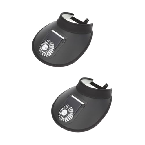 Chapeau de ventilateur USB rechargeable protection UV design ouvert