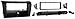 Metra 99-7504 Single DIN Installation Dash Kit for 2004-2009 Mazda 3 -Black