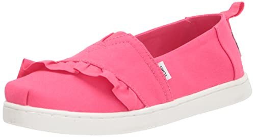 TOMS Alpargata Sneaker, Raspberry, 4 US Unisex Big Kid