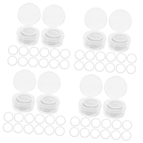 NULYLU 4sets Universal Membranes Flute Diaphragm for Flute Cleaning Films Supplies 60pcs*4