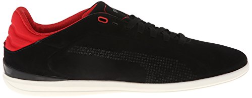 PUMA PUMA Men's Gigante Lo Ferrari Shoe,Black/Black/Rosso Corsa,13 M US