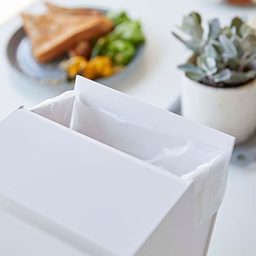 Caneca de basura y caja organizadora blanca Yamazaki miniatura 5