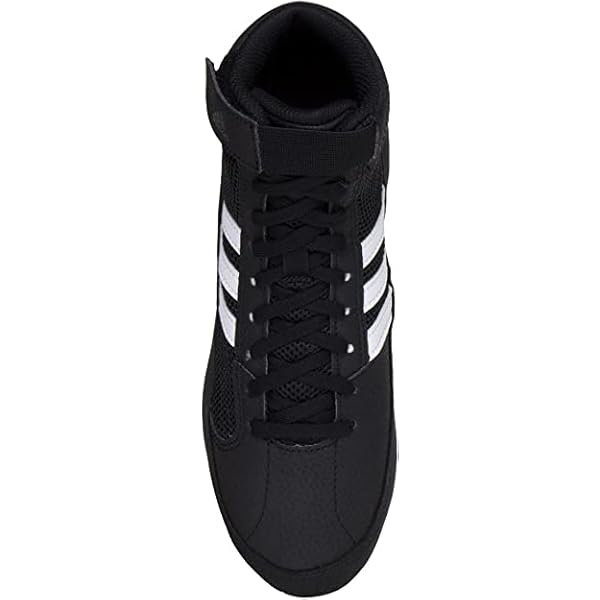 adidas Men's HVC Wrestling Shoe, Black/White, 9, Black/White, 9 - Image 5