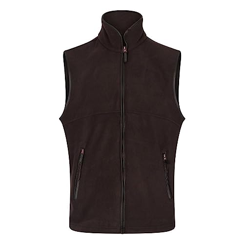 Gilet en polaire Hampton Walker and Hawkes homme finition cuir élégante