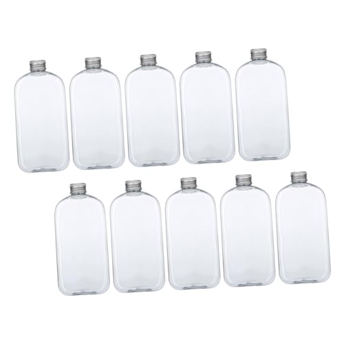 MUCKLILY Milk Tea Bottle Pet Plastic Juice Glass Bottles Cup Design for Cold Drinks Take Out