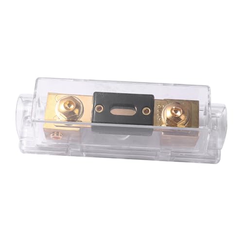 Portafusibili Mini Anl in per Auto Accessorio per Modifica Impianto Audio Custodia Fusibile Trasparente Resistente per Sicurezza Alimentazione Veicoli