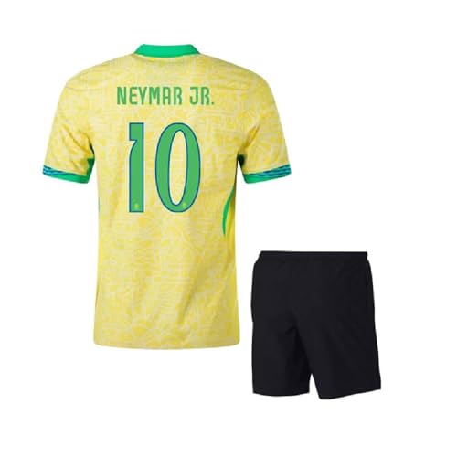 Image of Neimaar 10 Football Jersey 2024 /25 with Black Shorts