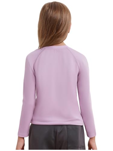 Unisex Kids Long Sleeve Athletic Top Moisture-Wicking Dry-fit Undershirt for Sports Casual Wear2