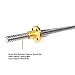 Essential 5 Pcs T8 Guide Screw Kit - Optimize Your 3D Printer and Industrial Machinery with 200mm Linear Motion Screw Rods and Brass Nuts