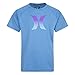 Hurley Hrlb Ombre Icon UPF Shirt de Protection Rash Guard, Bleu (Neptune Blue Heather), 7 años Fille