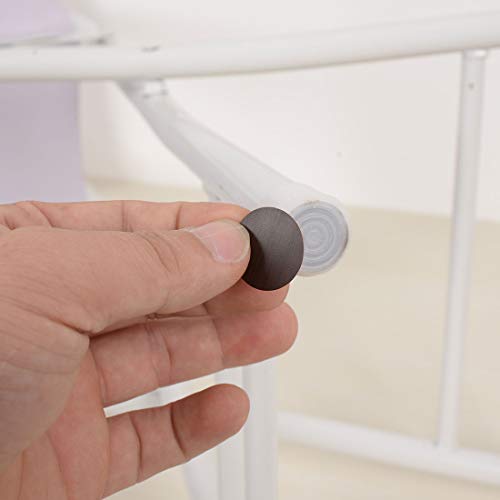 Image of uxcell Furniture Desk Table Self-Adhesive Screw Hole Covers Stickers 54 in 1 Dark Brown