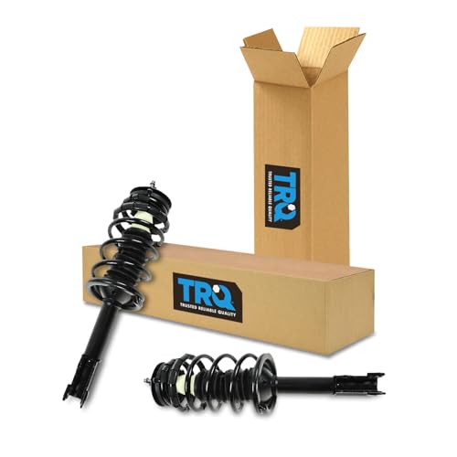 Image of TRQ Front Strut and Spring Assembly Set 2 Piece | For 1991-92 Saturn SC 93-02 SC1 SC2 91-02 SL SL1 SL2 93-99 SW1 93-01 SW2