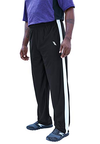 KingSize Men's Big & Tall Performance Mesh Side Panel Sweatpants