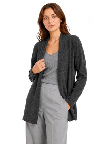 Image of State Cashmere Lightweight Mid-Thigh Cashmere Cardigan 100% Pure Cashmere Sweater Cashmere Wraps for Women