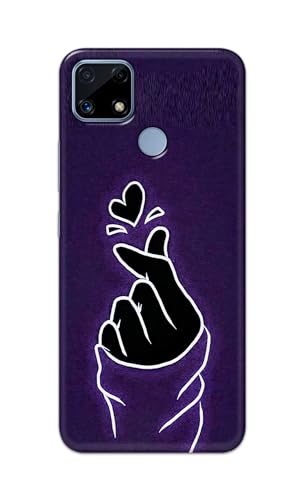 Image of Printed Hard Back Cover Case for Realme Narzo 30A Back Cover (Famous South Korean K-Pop Music Icon) -1111