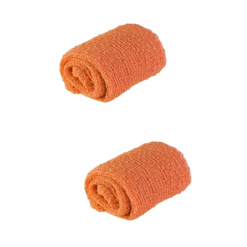 2 Pezzi Neonato Fotografia Foto Prop Elastico Avvolgere Per Confezioni E bambino arancione