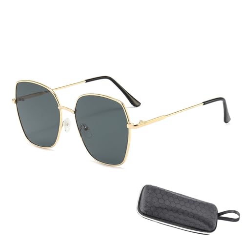 FISH DRAGATE gafas sol hombre mujer,lentes polarizados ultraligeros con estuche de gafas,polarizadas de aviador lentes para deportivas,retro, clásicos,para conducir, viajar,protección uv