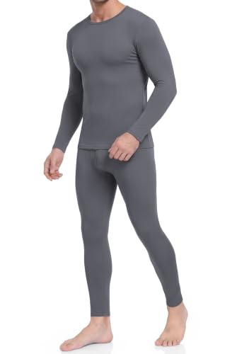 Thermal Underwear for Men Long Johns Set Winter Base Layer Top and Bottom - image 1