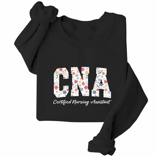 Florals CNA Nurse Sweatshirt CNA Nurse Sweatshirt