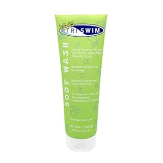Triswim Kids Scented Body Wash After Swimmer Skincare, Chlorine Removal, Soothes and Moisturizes Skin, Relieves Symptoms Eczema & Dry Skin
