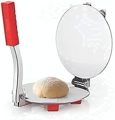 Stainless Steel Puri Maker Press Machine for Home and Kitchen for Making papad khakhra poori and Many More Manual Hand Press with Stainless Steel Inner Surface