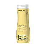 ATTITUDE Clarifying Shampoo, Made in Canada, EWG Verified, Plant- and Mineral-Based Ingredients, Vegan and Cruelty-free, Lemon Leaves and White Tea, 473 mL