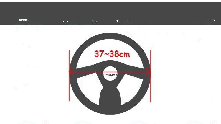 Autoteile Auto-Lenkradabdeckung Leder Autozubehör Innenraum Für  