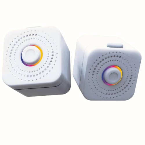 Emergency Alert & Movement Sensor Tags – Elderly Monitoring with Emergency Panic Button, Wearable Fall Detection for Seniors, Water-Resistant - Works with Nomo Care Kit - 10-Year Battery Life - 2 Tags