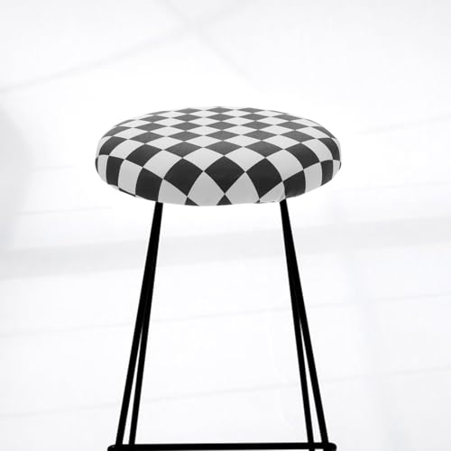 Funda para taburete redondo de PU y asiento acolchado de repuesto 8