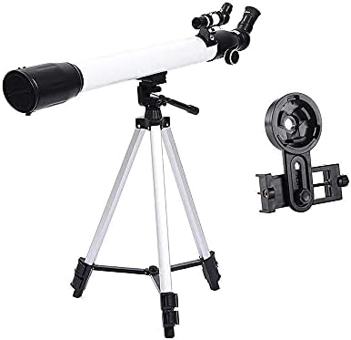 Telescope for Adults Beginners s,60Mm Aperture 700MmAstronomical Compact Refractor Telescope with Smartphone Adapter and Tripod Prism Lens Teles