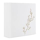 R-kay Gold Napkins 6.5 by 6.5, Luxury 3 Ply Wedding Napkins - 40 Pack Large Ultra Soft Party Napkins - Napkins Disposable Decorative For Cocktails Weddings And Upscale Dinner